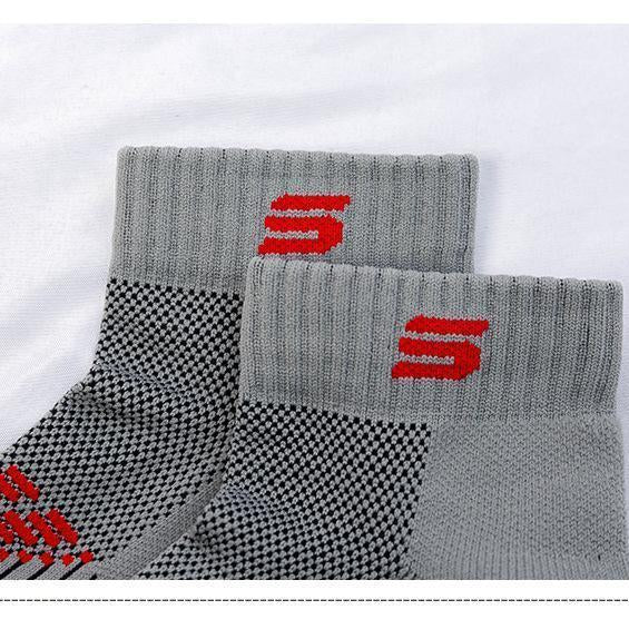 5 Pair Pro Ankle Compression Socks - Omega Walk - socks 6 (pair of 5)