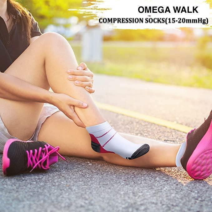 6 Pair Pro Ankle Compression Sockssocks-4-smallOmega Walk