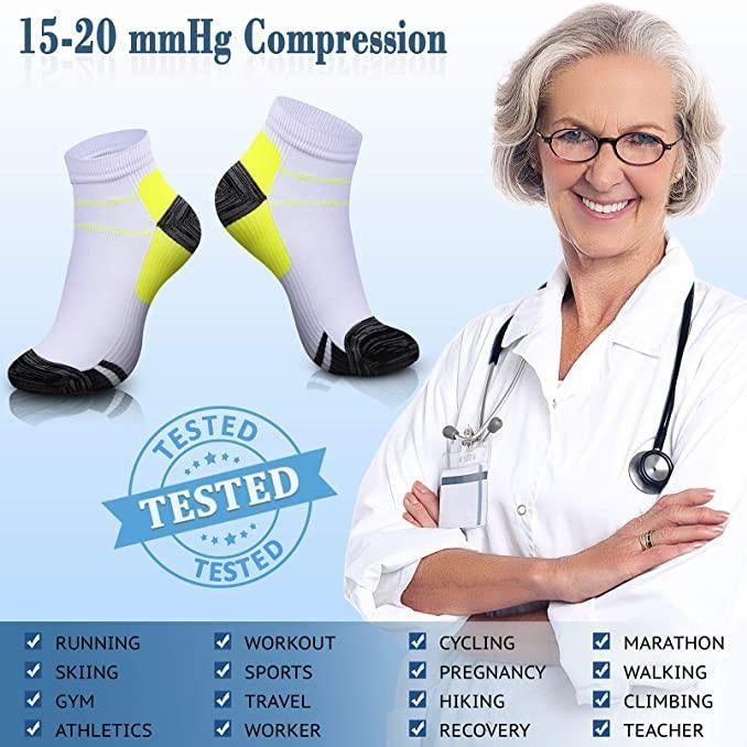 6 Pair Pro Ankle Compression Sockssocks-4-smallOmega Walk
