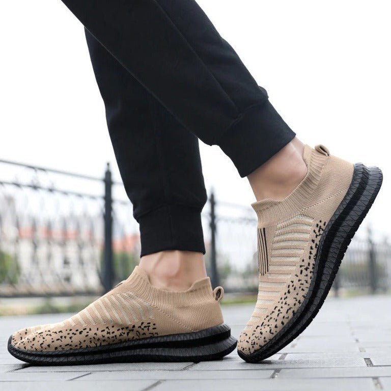 Breathable Slip-on Sneakers for MenMEN SHOES-40-Grey -38Omega Walk
