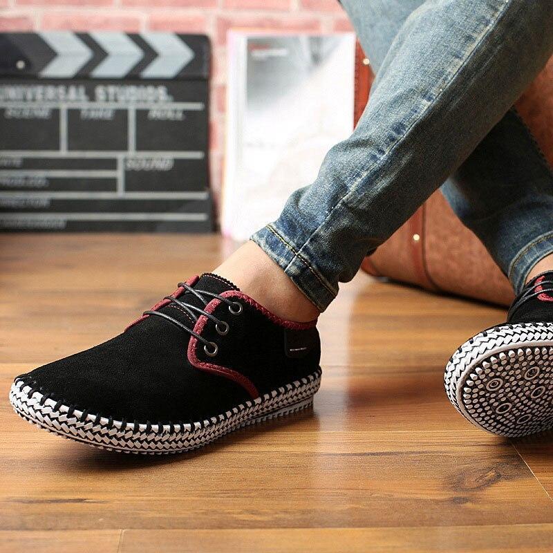 Comfortable lace up sneakers for menMEN SHOES-26-Black-38Omega Walk