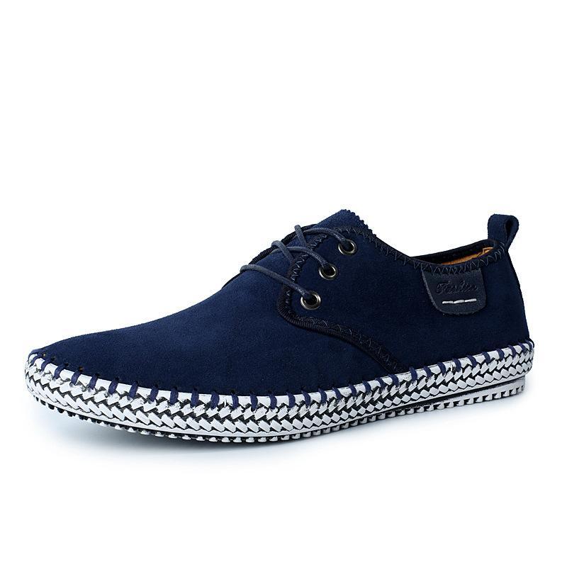 Comfortable lace up sneakers for menMEN SHOES-26-Blue-38Omega Walk