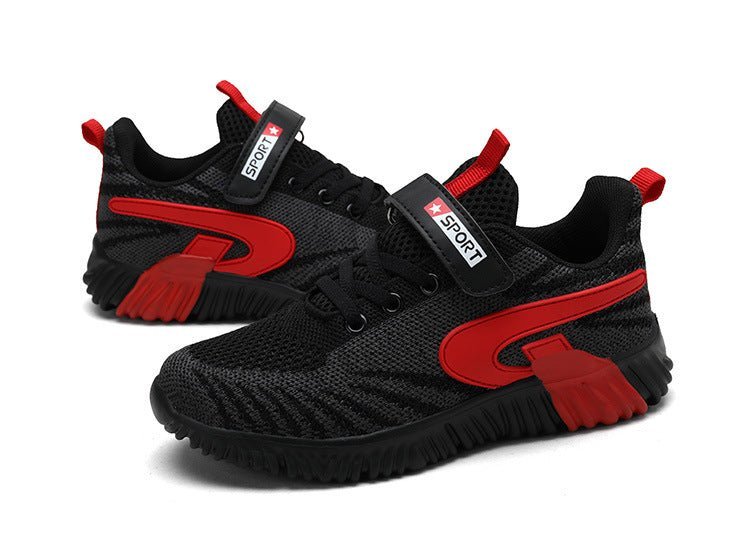 Dynamo - Fly Knit Kids' SneakersKid Shoes 28 Red29Omega Walk