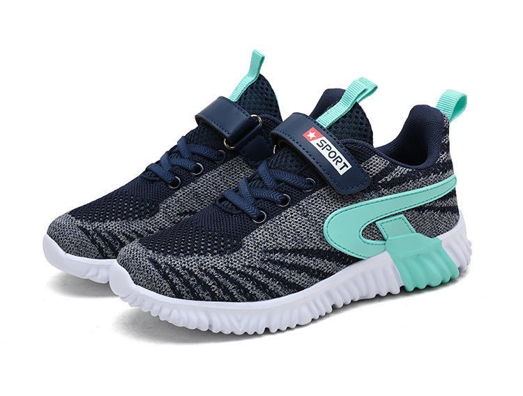 Dynamo - Fly Knit Kids' SneakersKid Shoes 28 Green29Omega Walk