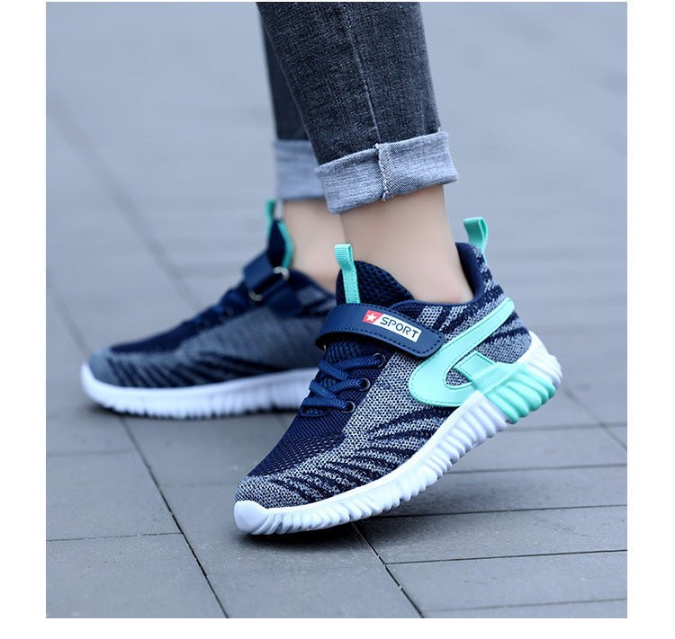 Dynamo - Fly Knit Kids' SneakersKid Shoes 28 Green29Omega Walk