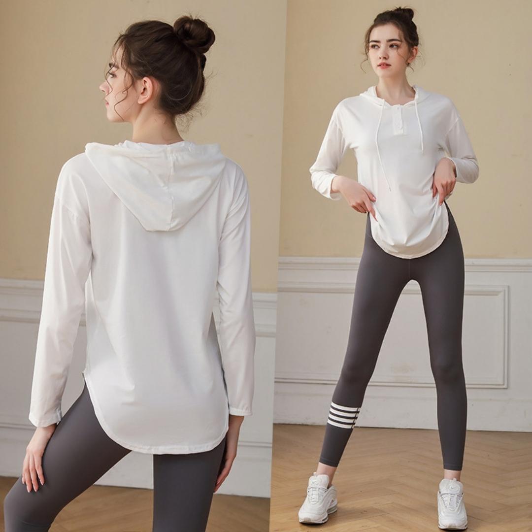 Fit Bliss Activewear Set for WomenYG-LSM012-Black-SOmega Walk