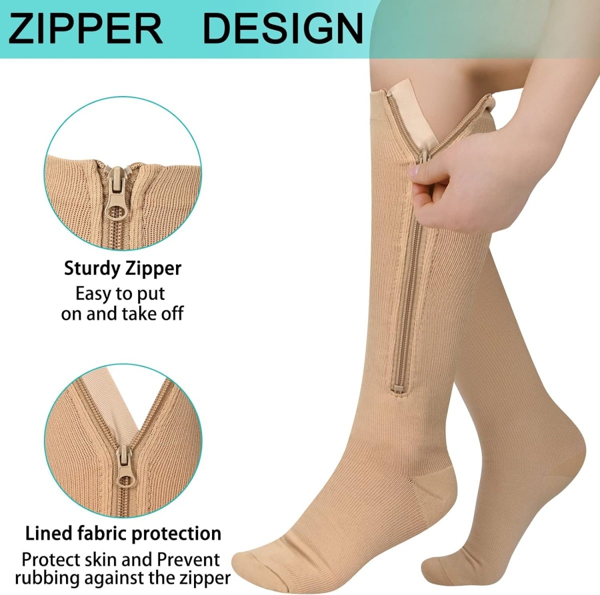 Flex ZipZip S BeigeOmega Walk