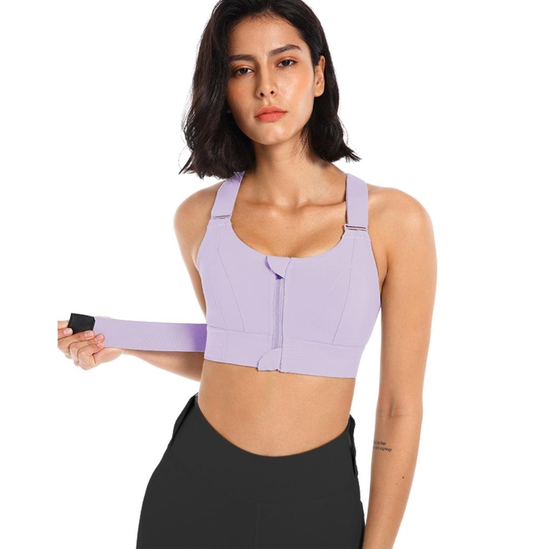High Impact Crossback Sports BraXY-S2WX-Purple -SOmega Walk