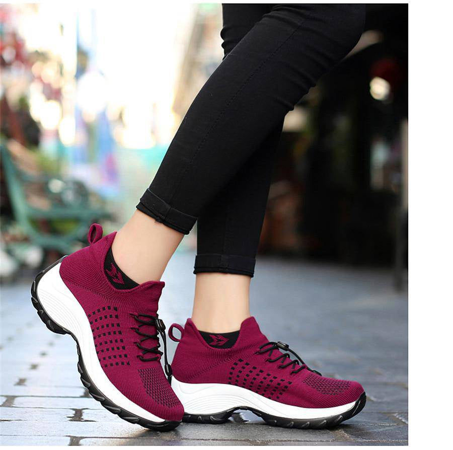 Mesh Slip-on walking shoes for women - Omega Walk