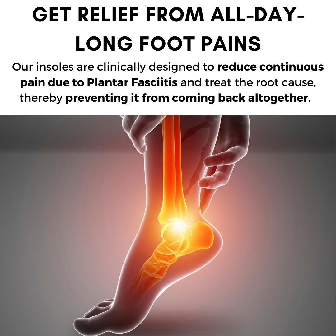 Plantar Fasciitis Feet Arch Support InsolesXD 641 -SMALLOmega Walk
