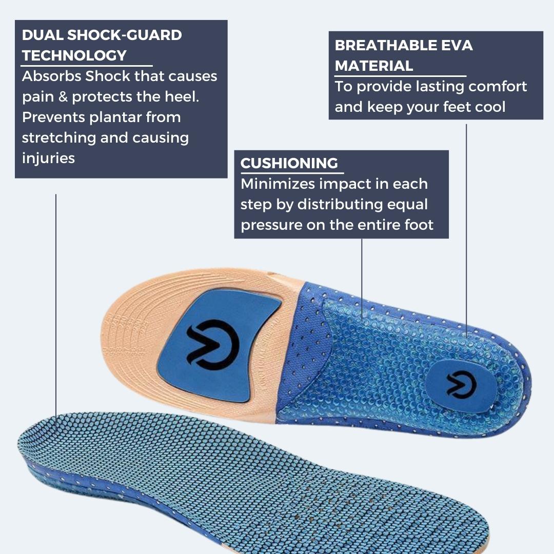 Plantar Fasciitis Feet Arch Support InsolesXD 641 -SMALLOmega Walk