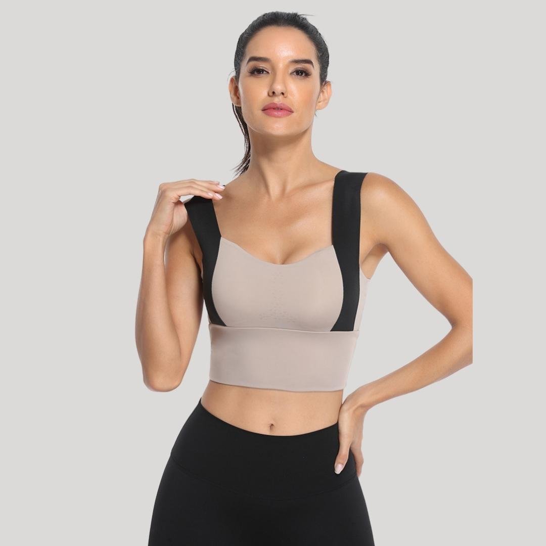 Prime Comfort Sports Bra for WomenXY-M5-Beige-SOmega Walk