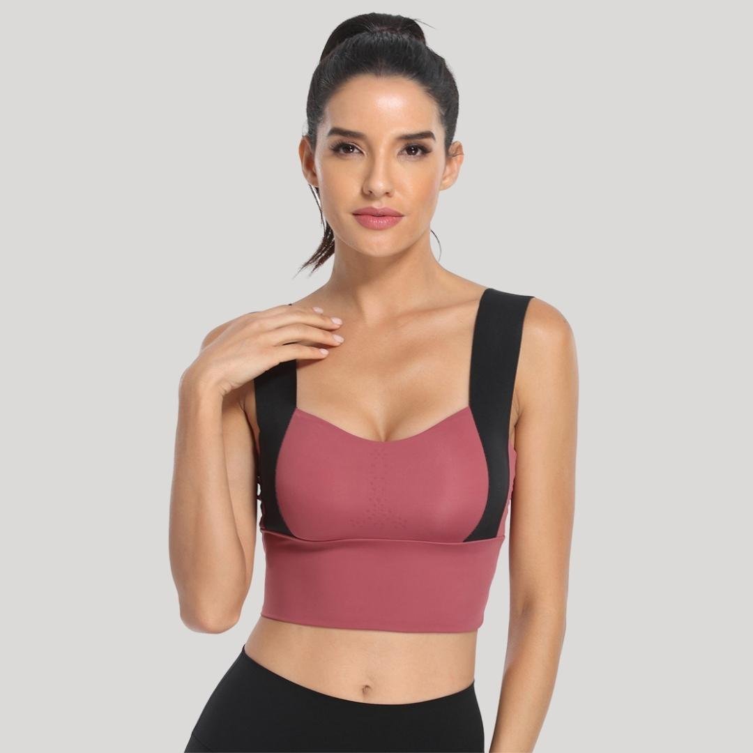 Prime Comfort Sports Bra for WomenXY-M5-Red-SOmega Walk