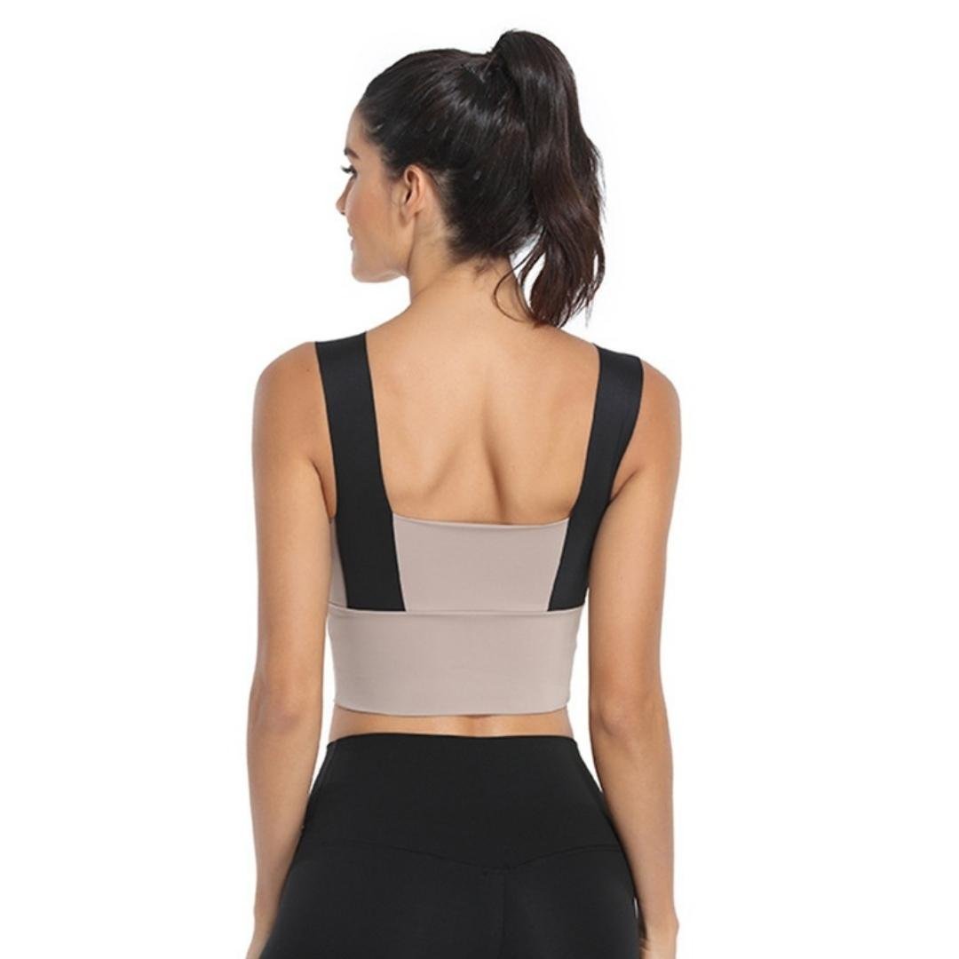 Prime Comfort Sports Bra for WomenXY-M5-Beige-SOmega Walk