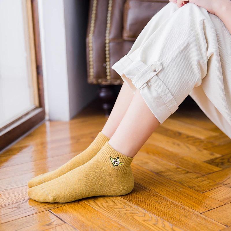 Quirky Cotton Ankle Socks - Pair of 5socks-2Omega Walk