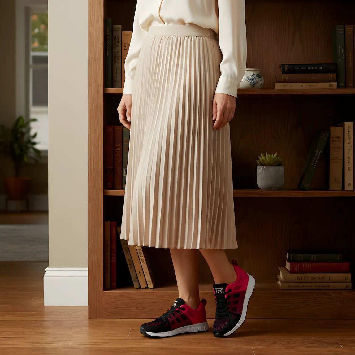 Slip GuardM68-ROSE RED-35Omega Walk