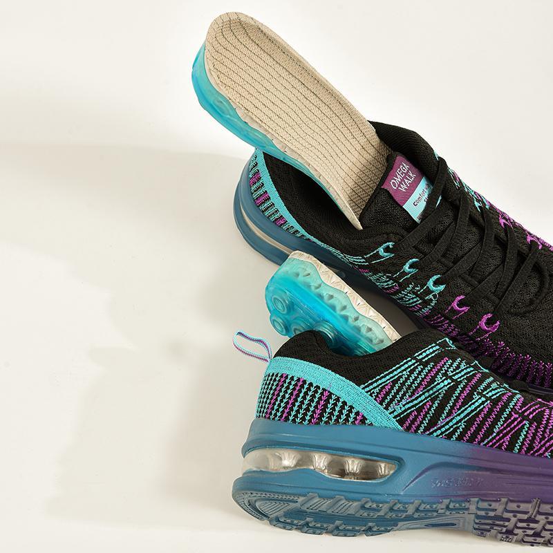 Silica Gel, High-Impact Spring Cushioning Shock Absorption InsolesXD-414-SMALLOmega Walk