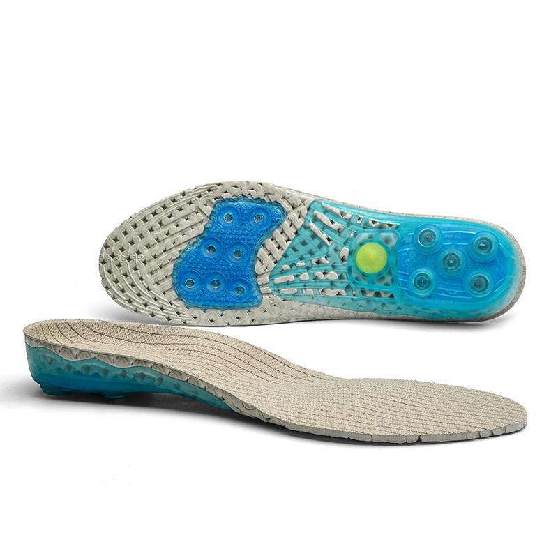 Silica Gel, High-Impact Spring Cushioning Shock Absorption InsolesXD-414-SMALLOmega Walk
