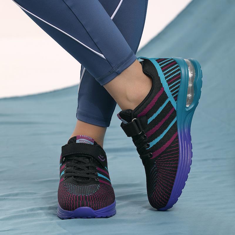 Stylish Lightweight Sneakers for womenM162 - ROSE-RED - 35Omega Walk