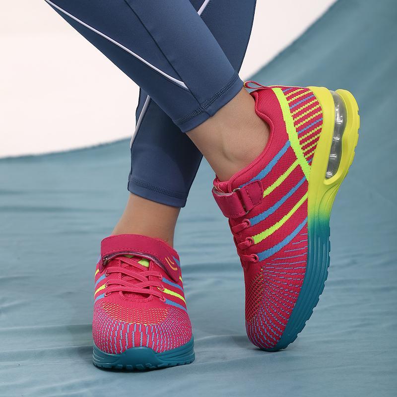Stylish Lightweight Sneakers for womenM162 - ROSE-RED - 35Omega Walk