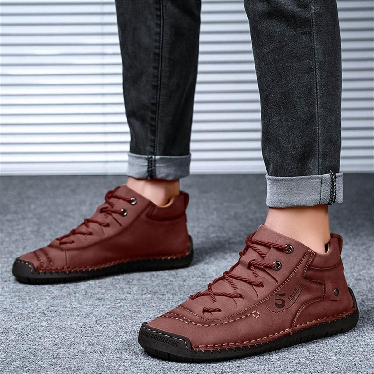 SuaveMEN SHOES-22-Red-39Omega Walk
