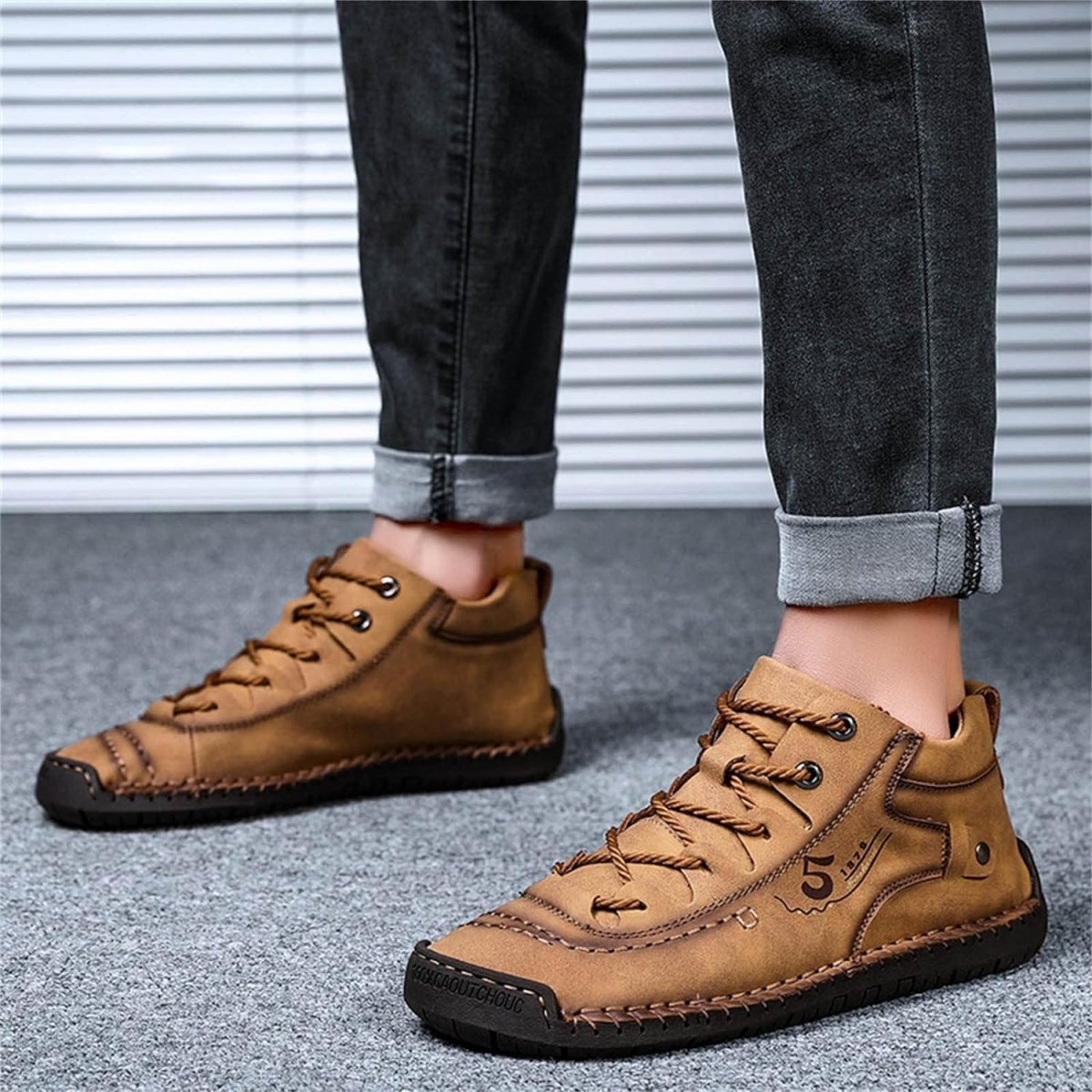 SuaveMEN SHOES-22-Yellow-39Omega Walk