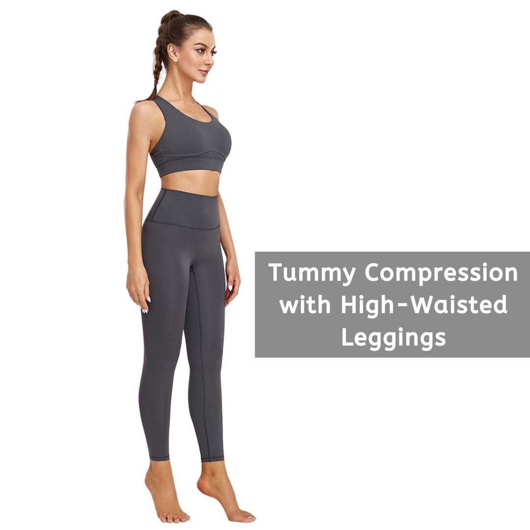 THRIVE- Women's Activewear 2 Piece Set - Omega Walk - XY-Z2TZ-Pastel Green-S