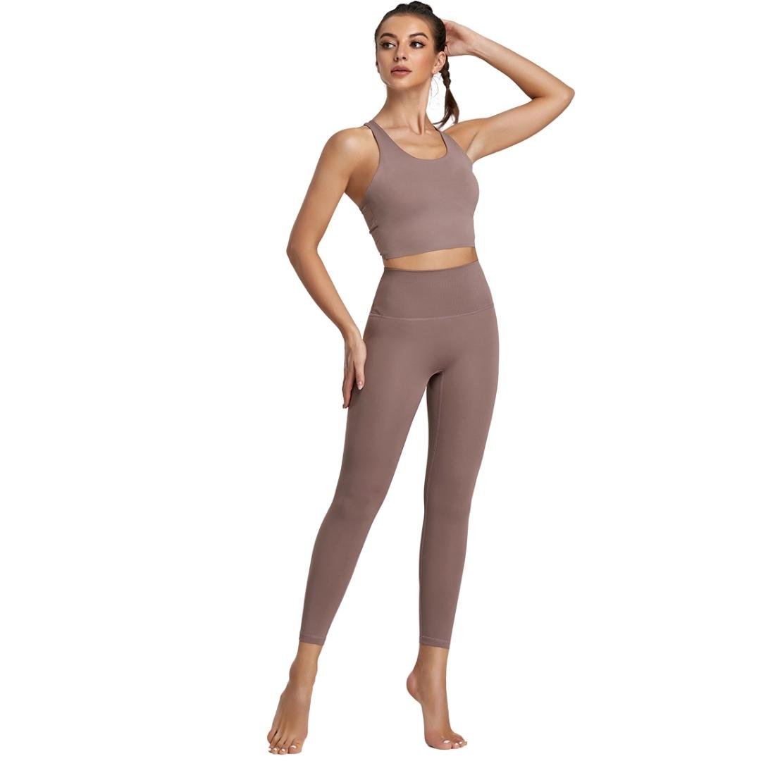 Trendy Women's Workout Clothing SetXY-Z1TZ-Bazaar Red-SOmega Walk