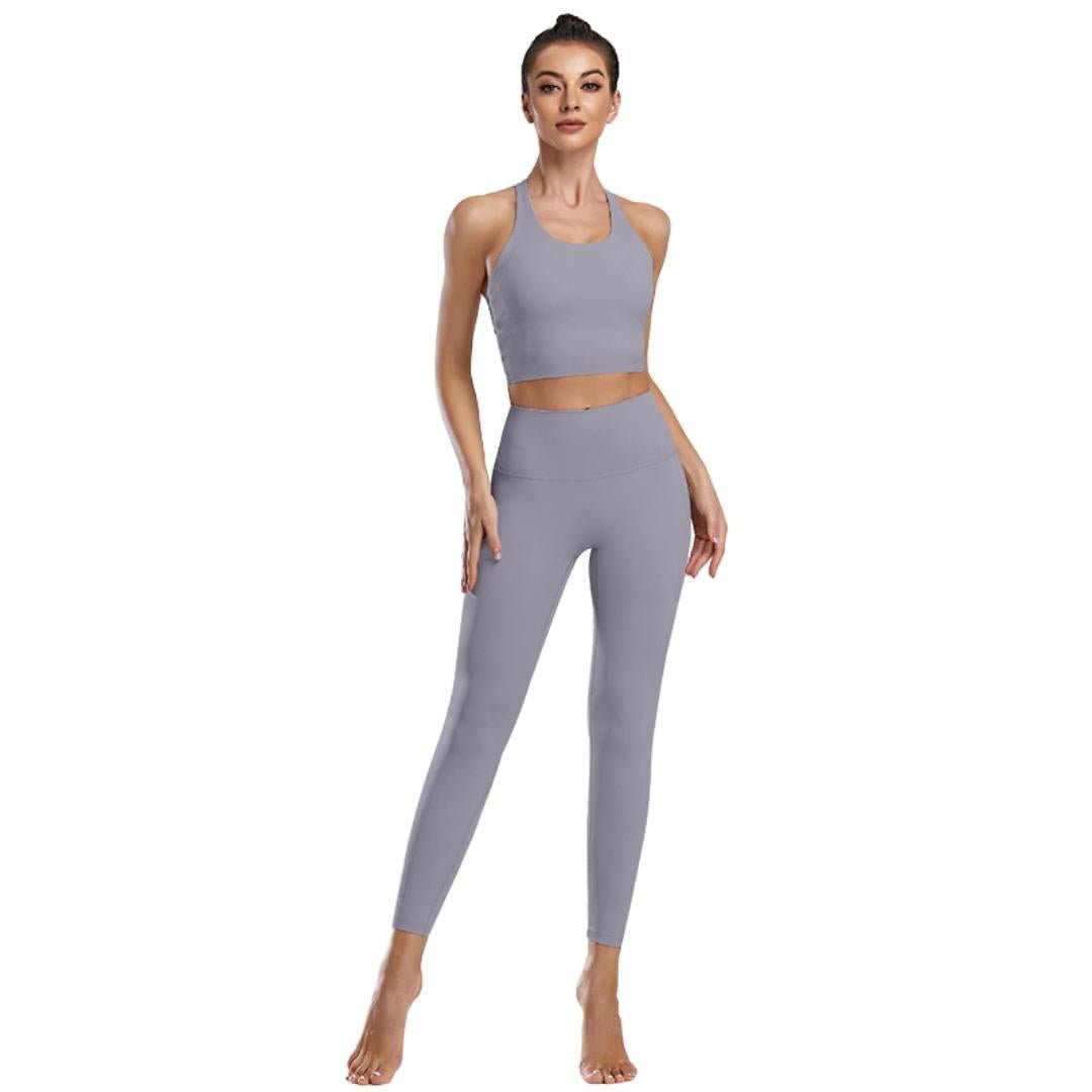 Trendy Women's Workout Clothing SetXY-Z1TZ-Light Purple -SOmega Walk