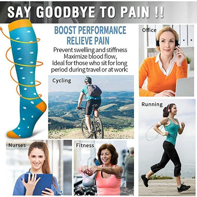 Unisex Compression Socks (5 Pairs) -15-20 mmHgsocks-5-smallOmega Walk