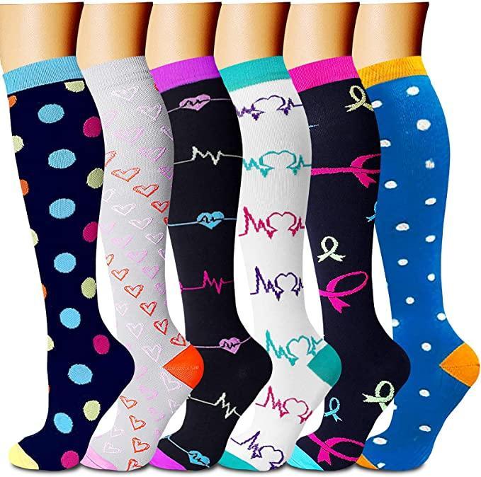 Unisex Compression Socks (5 Pairs) -15-20 mmHgsocks-5-smallOmega Walk