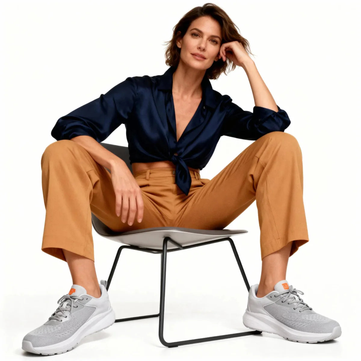 Wide Fit - Omega Walk - M264-Grey-36