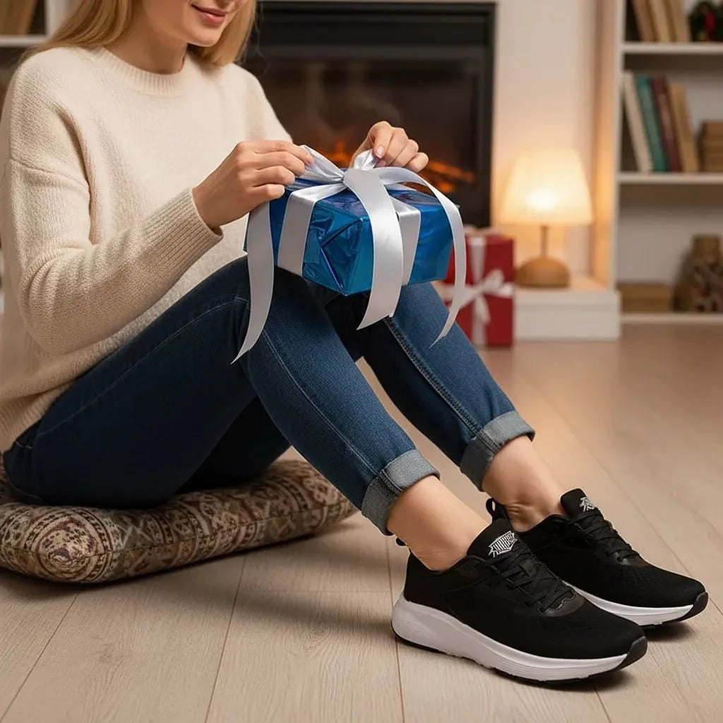 Wide Fit - Omega Walk - M264-Black-36