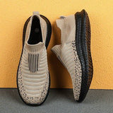 Breathable Slip-on Sneakers for MenMEN SHOES-40-Beige-38Omega Walk