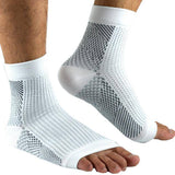 Compression Foot Sleeves - Open Toe Socks for Plantar Fasciitis and Arch PainAngel S WhiteOmega Walk