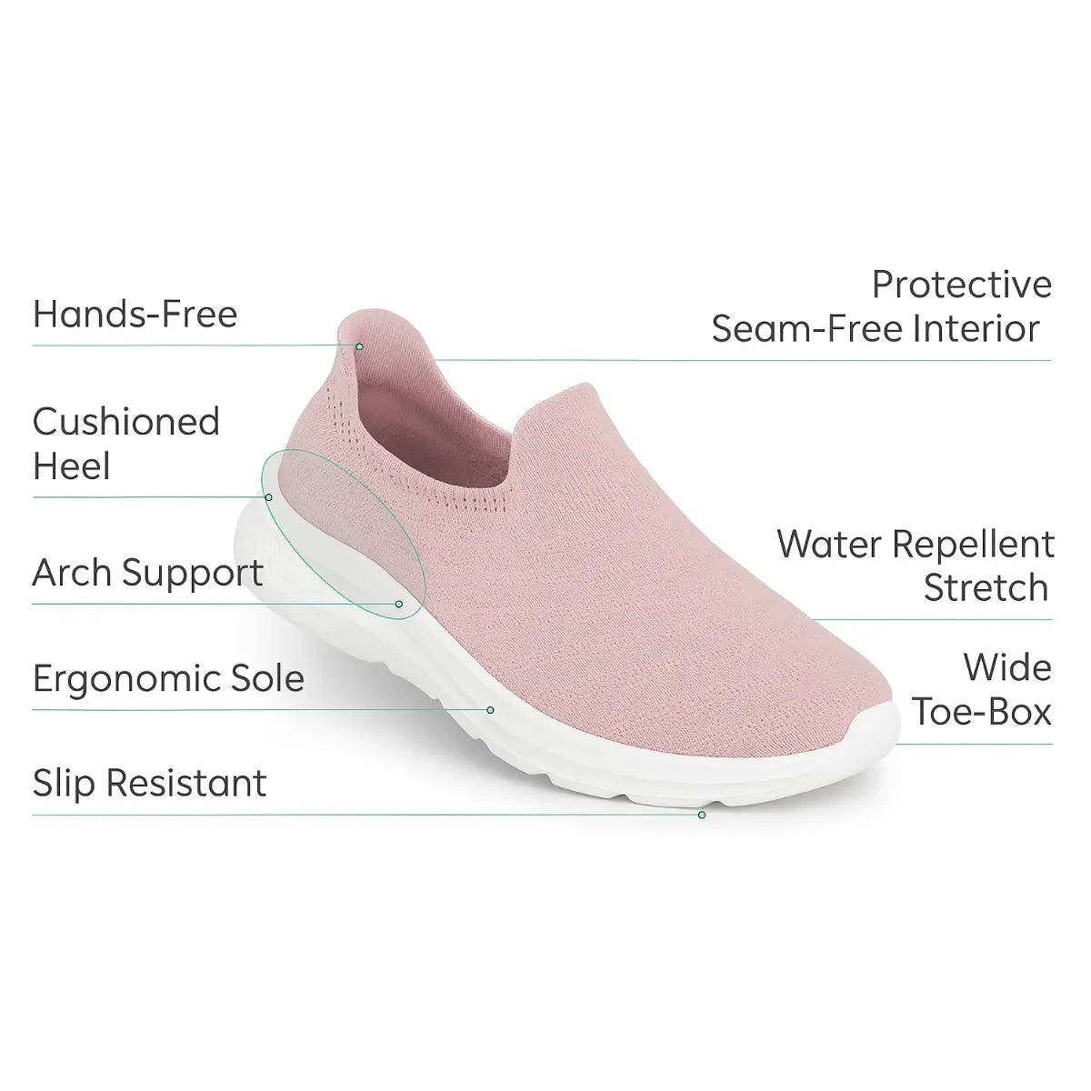 Ortho Glide - Omega Walk - M263-Pink-36