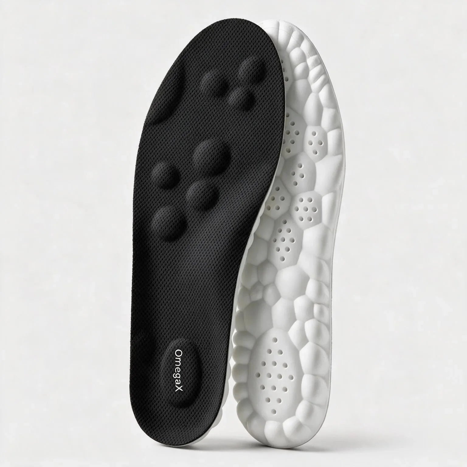 Pain Relief Massage Insoles - Omega Walk - omegax-Black-35-36